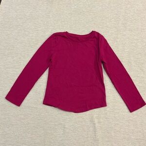 Kids Long Sleeve Pink Shirt